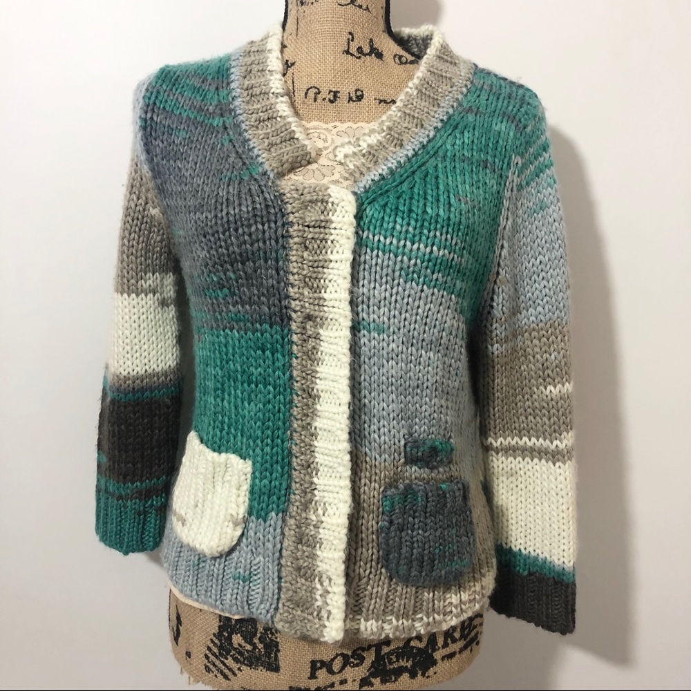 Anthro SHAE cozy cardigan sweater medium - Picture 5 of 8